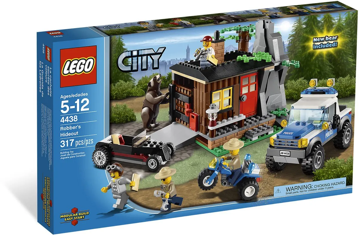 LEGO City Boeven Schuilplaats 4438 - 317 Stukken - afbeelding 6 van 6