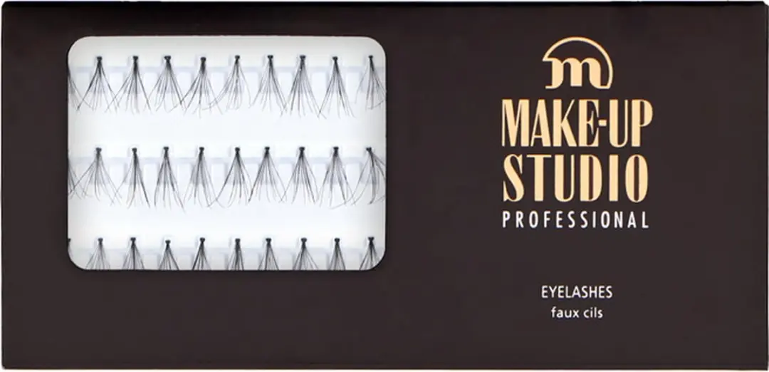 Make-up Studio Individual Eyelashes Medium Nepwimpers Zwart