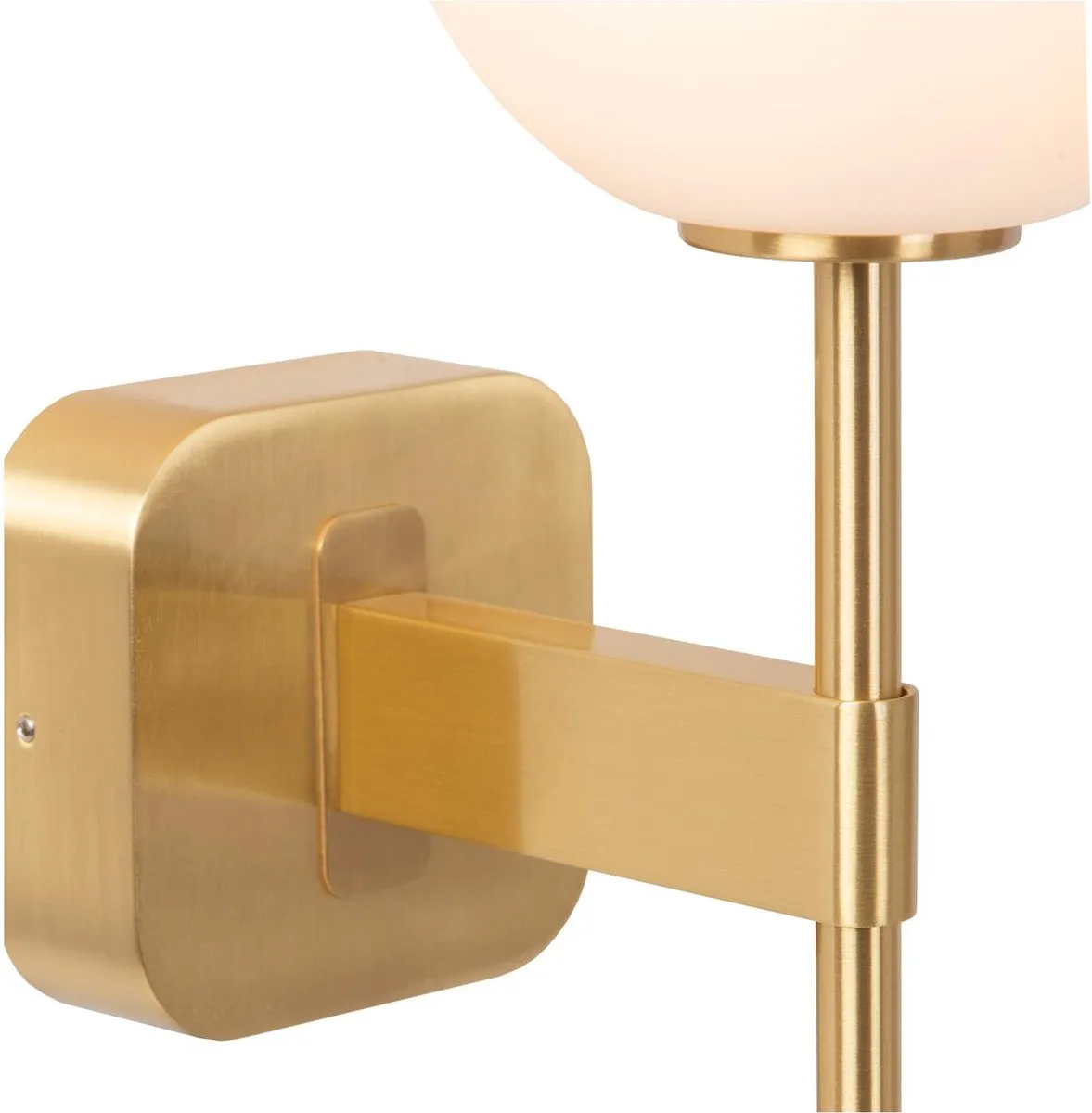 Lucide ELDA Wandlamp G9 IP44 - Mat Goud/Messing