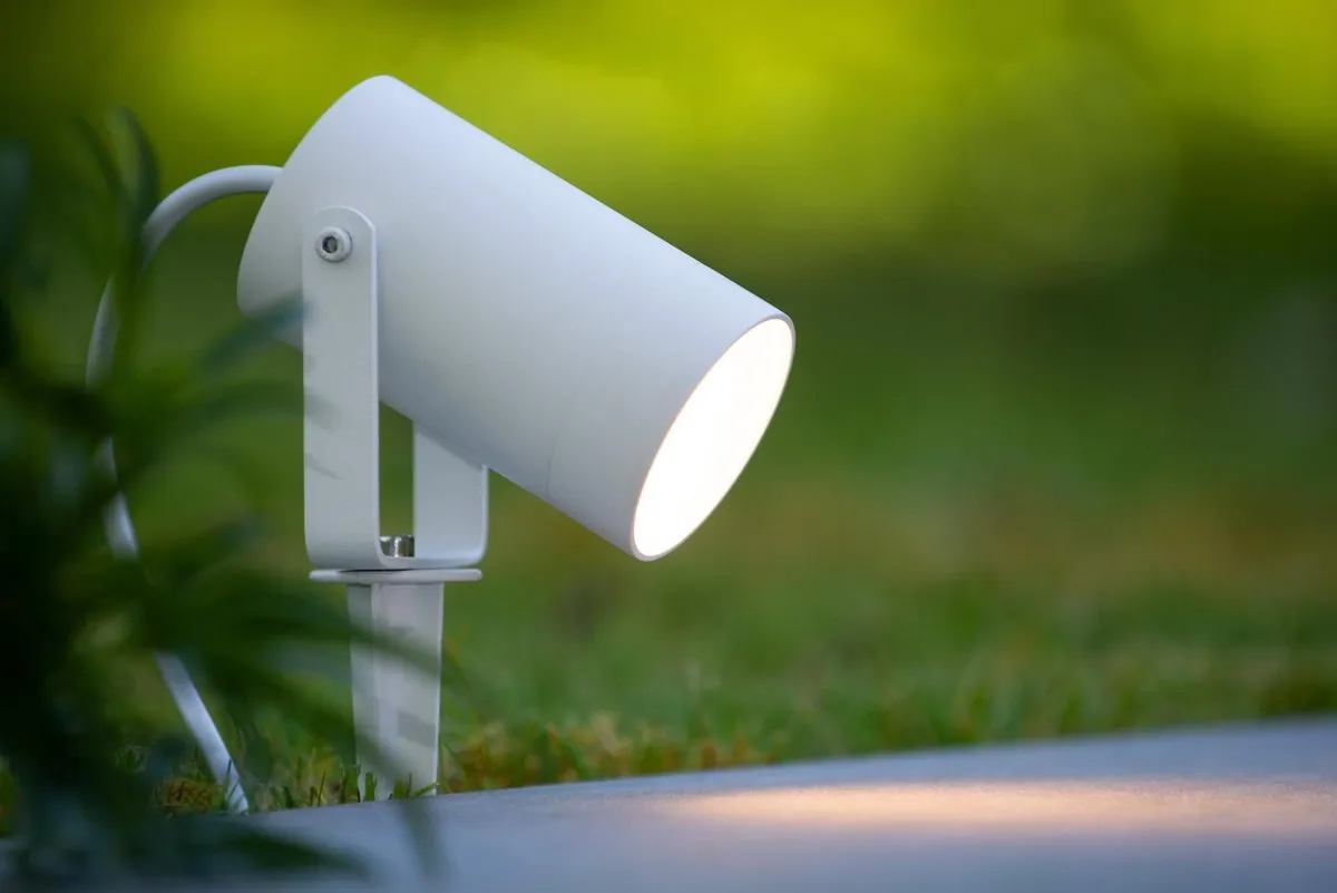 Lucide Taylor Tuinspot Ø10cm GU10 - IP65 - Wit