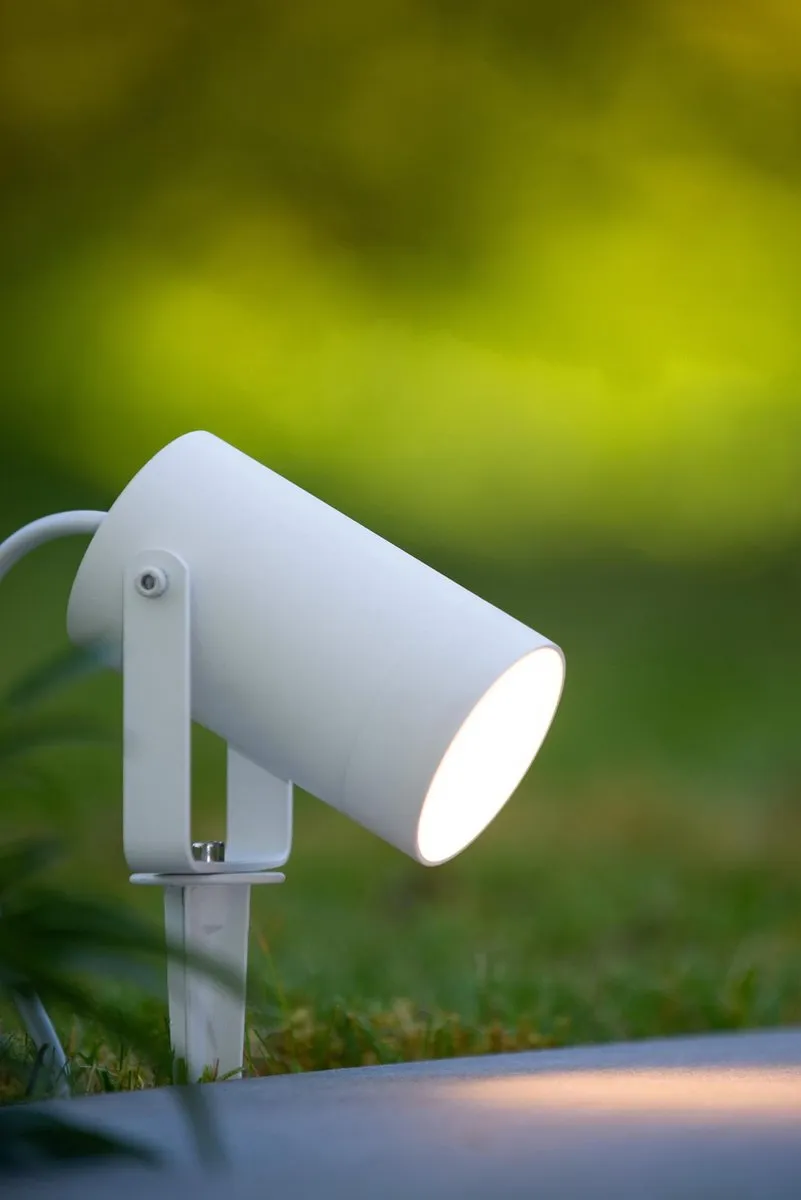 Lucide Taylor Tuinspot Ø10cm GU10 - IP65 - Wit