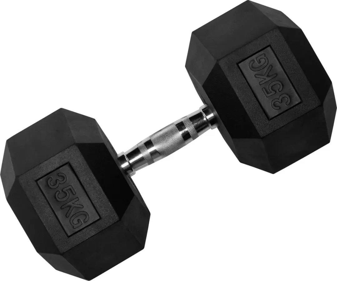 Virtufit Hexa Dumbbell Pro 35kg - Zilver/Zwart