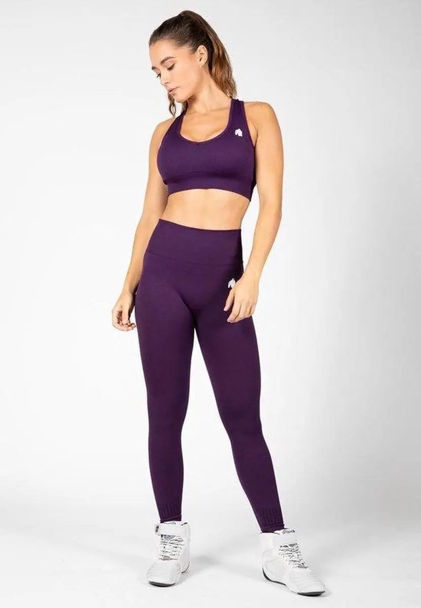 Gorilla Wear Neiro Seamless Sportbeha - Paars