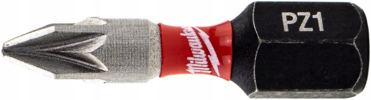 Milwaukee Shockwave PZ1 Bit 25mm - Aluminium - afbeelding 3 van 5