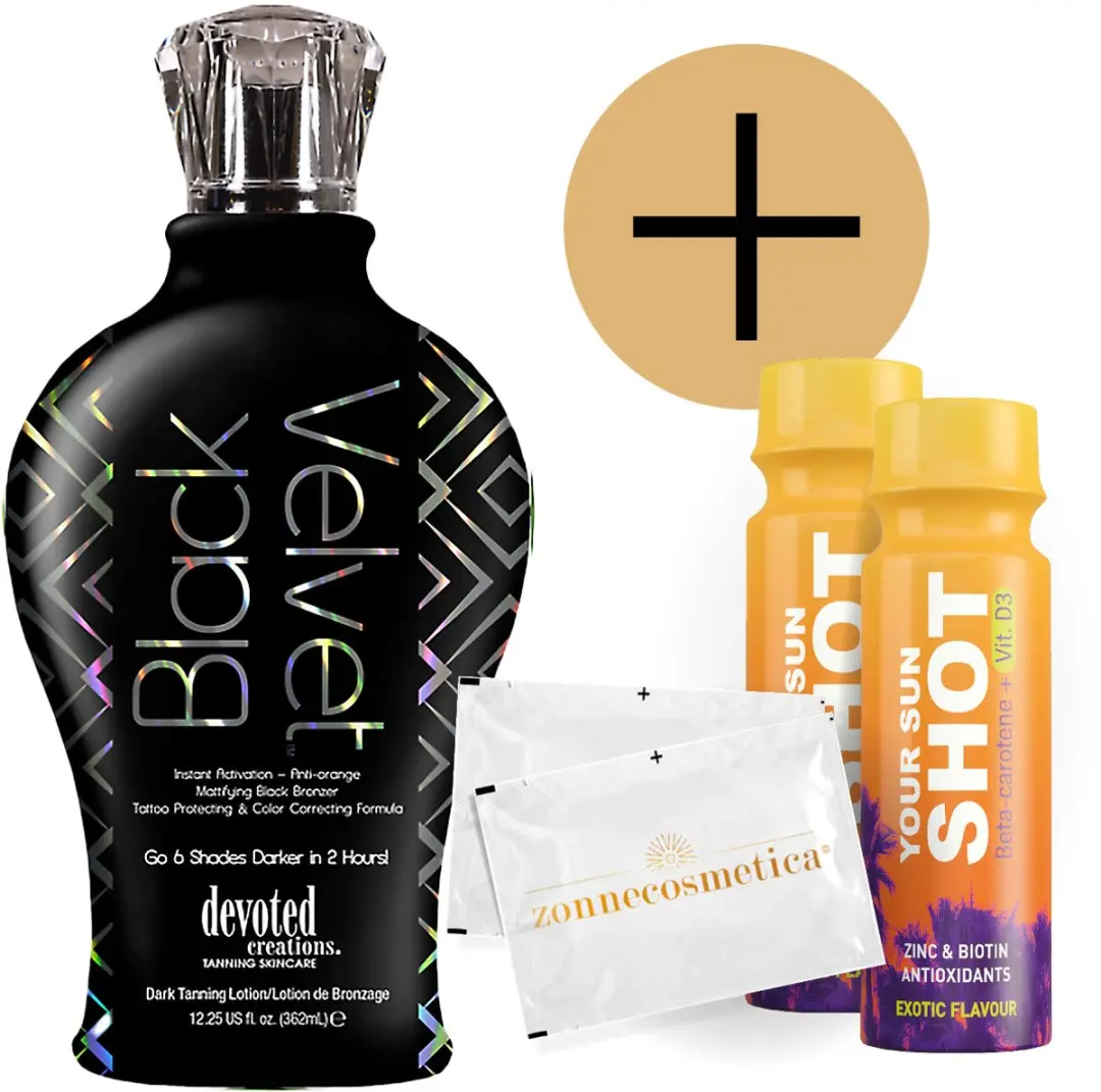 Devoted Creations Black Velvet Bodycare Set