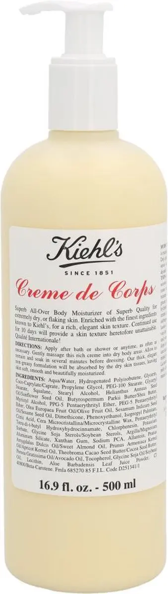 Kiehl's Body Lotion Cocoa Butter 500ml - afbeelding 6 van 6