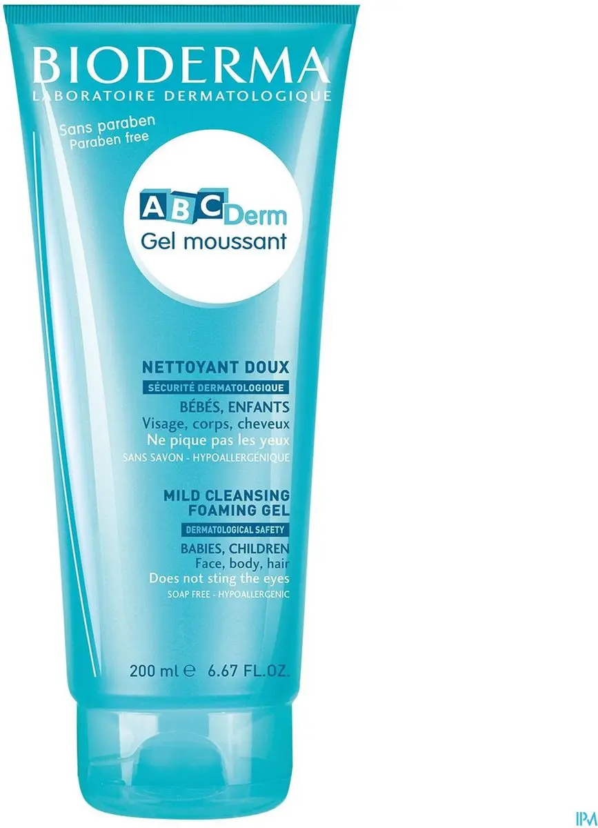 Bioderma ABCDerm Moussant Reinigingsgel 200ml