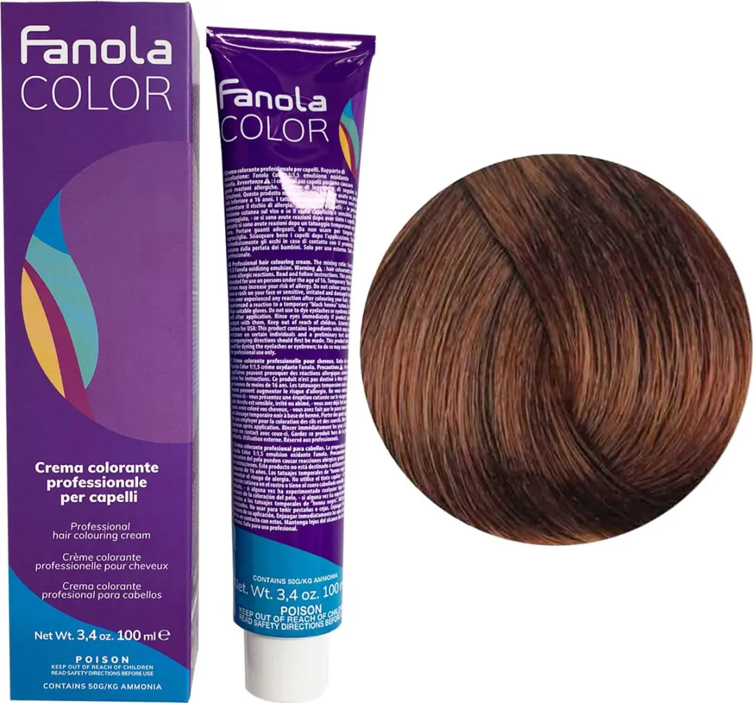 Fanola Professional Haarverf 7.34 Golden Copper 150ml