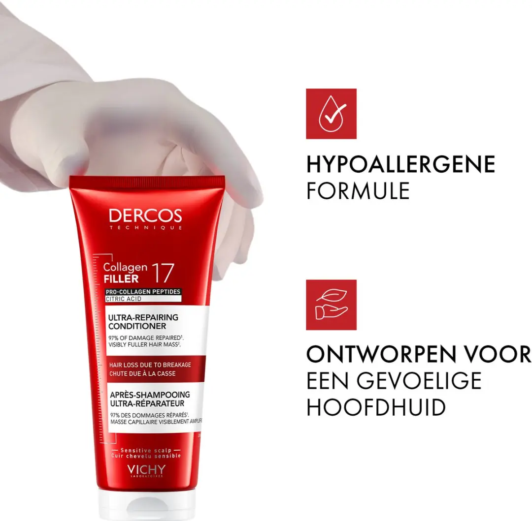 Vichy Dercos Collagen 17 Filler Conditioner 200ml