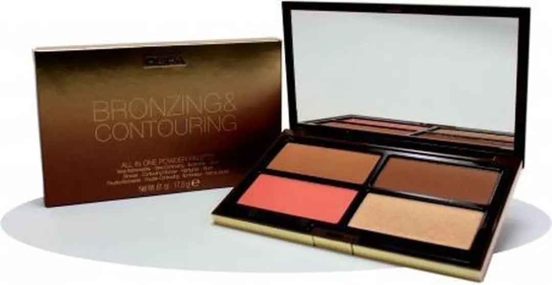 Pupa Milano Bronzing & Contouring 003 - 17.5g - Donkerbruin/Rozig - afbeelding 2 van 2