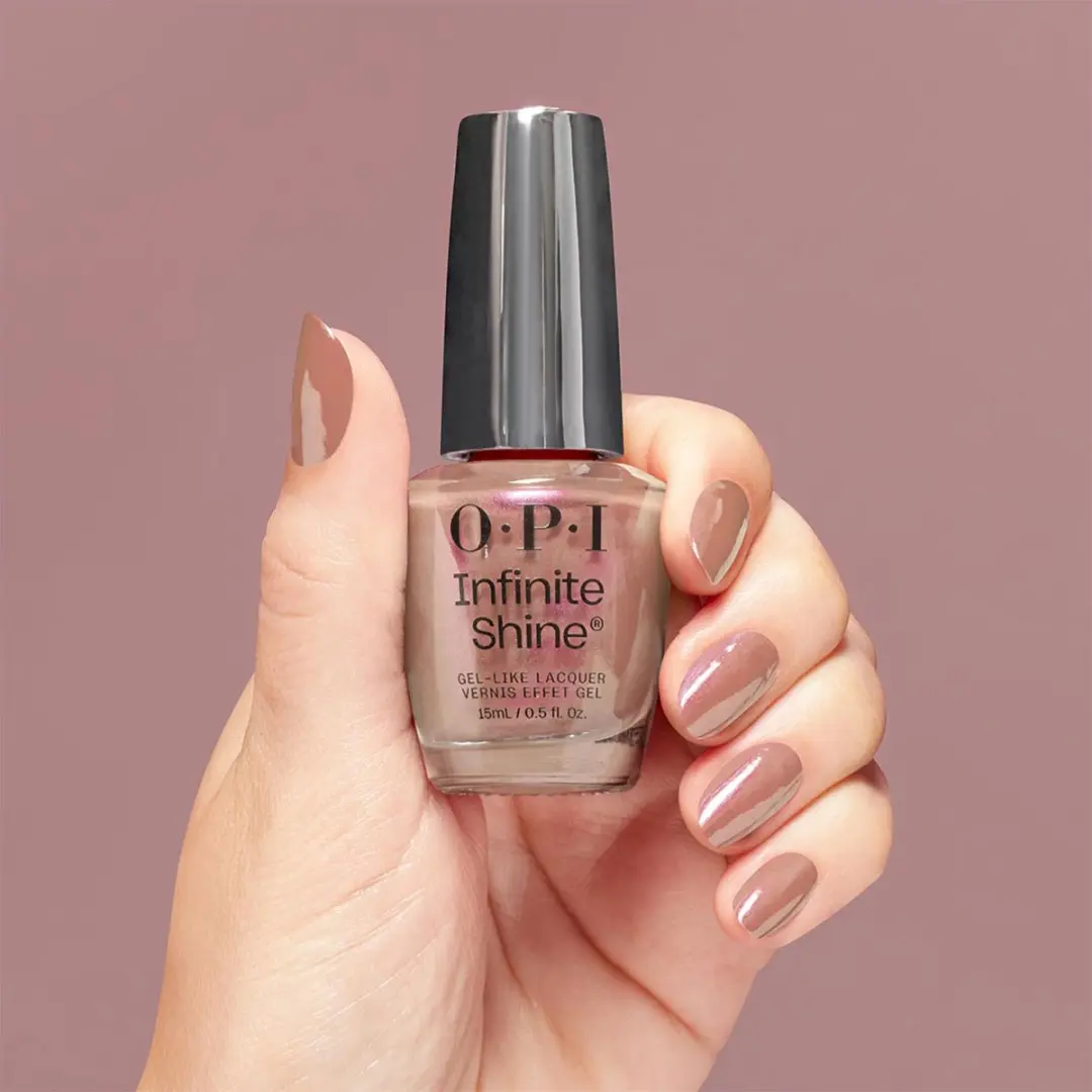 O.P.I. Werkin' Shine To Five Nagellak 15ml - Metallic Roze