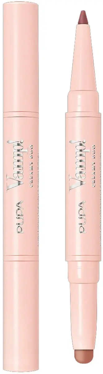 Pupa Milano Vamp! Creamy Duo Lip Pencil & Lipstick 005 Deep Nude - afbeelding 6 van 6