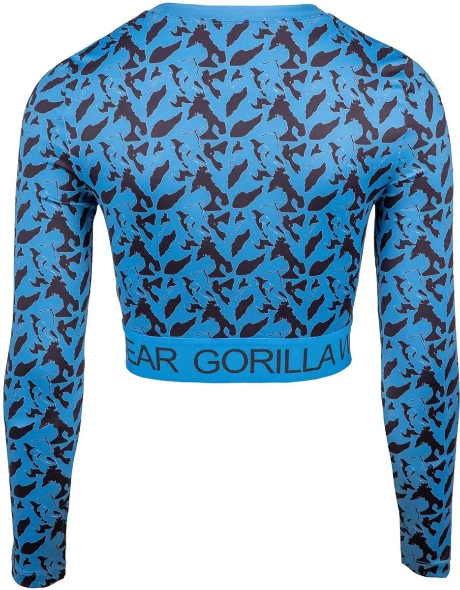 Gorilla Wear Osseo Long Sleeve - L - Blauw