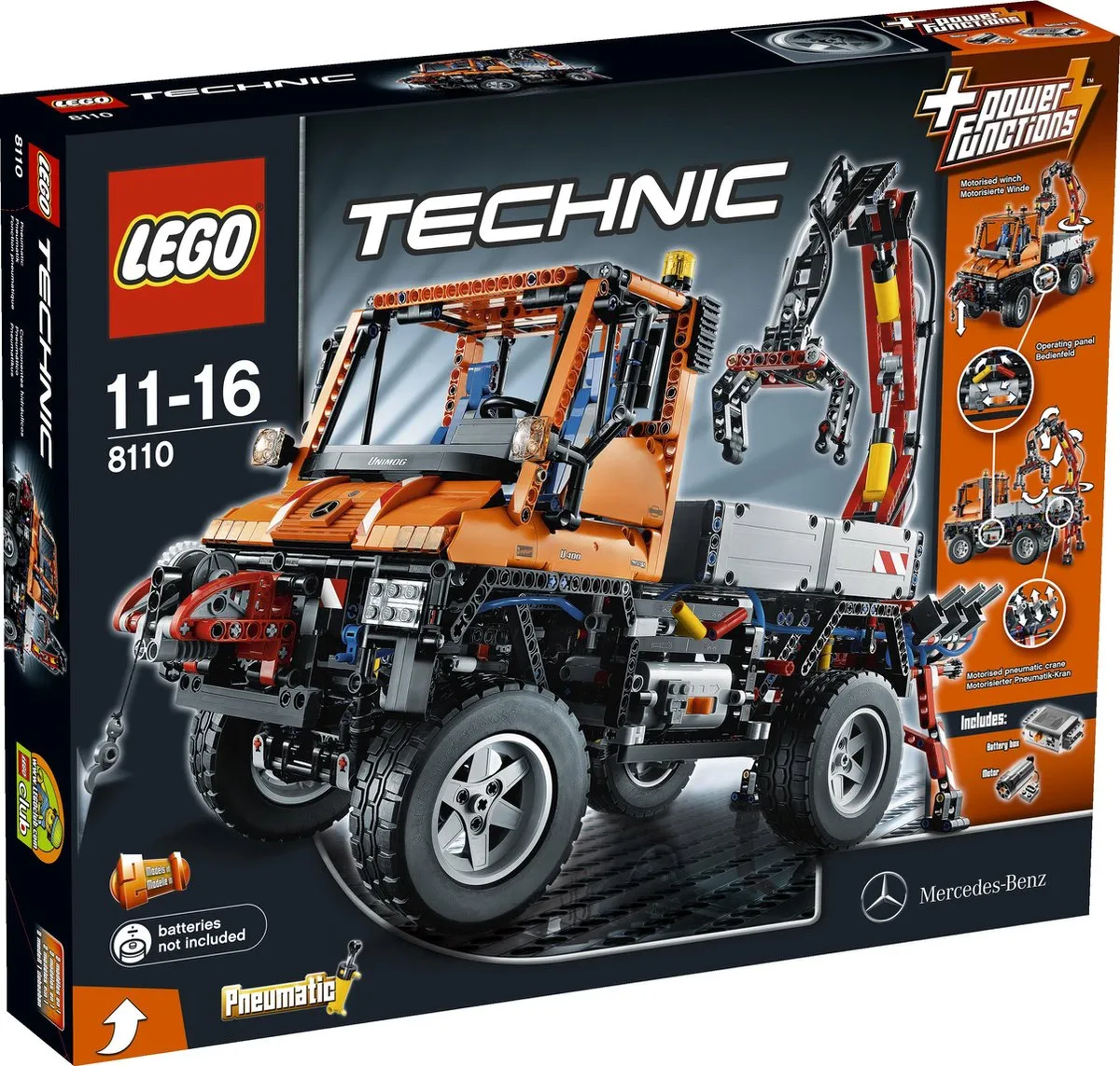 LEGO Technic Unimog U400 8110 - 2048 Stukken - Multicolor