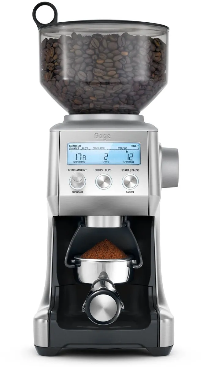 Sage the Smart Grinder Pro SCG820BSS4EEU1 Koffiemolen - Zilver - afbeelding 6 van 6