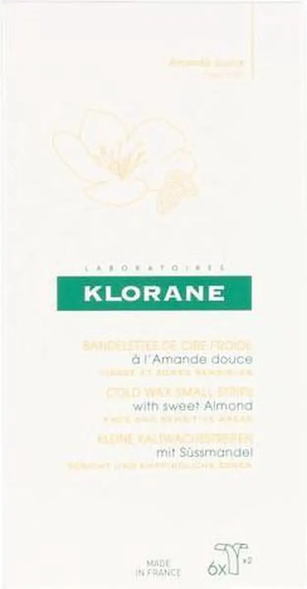 Klorane Ontharingspads Zoete Amandel - 6 Stuks - afbeelding 6 van 6