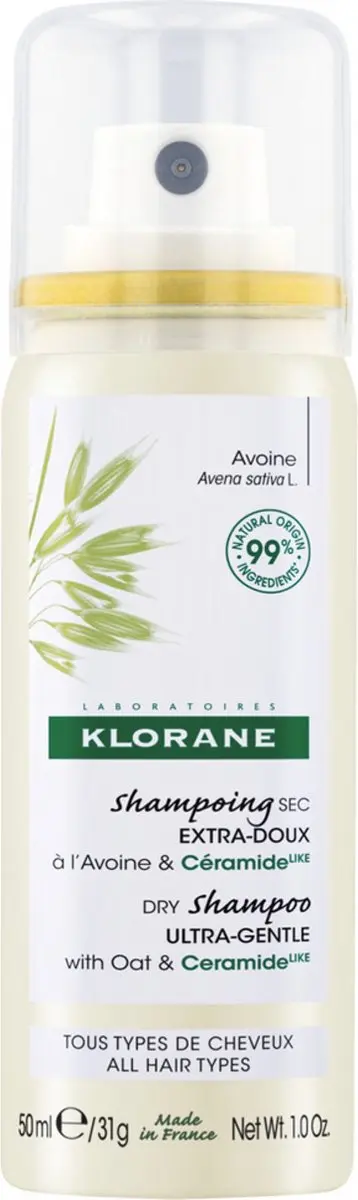 Klorane Droogshampoo Lait d'Avoine 50ml