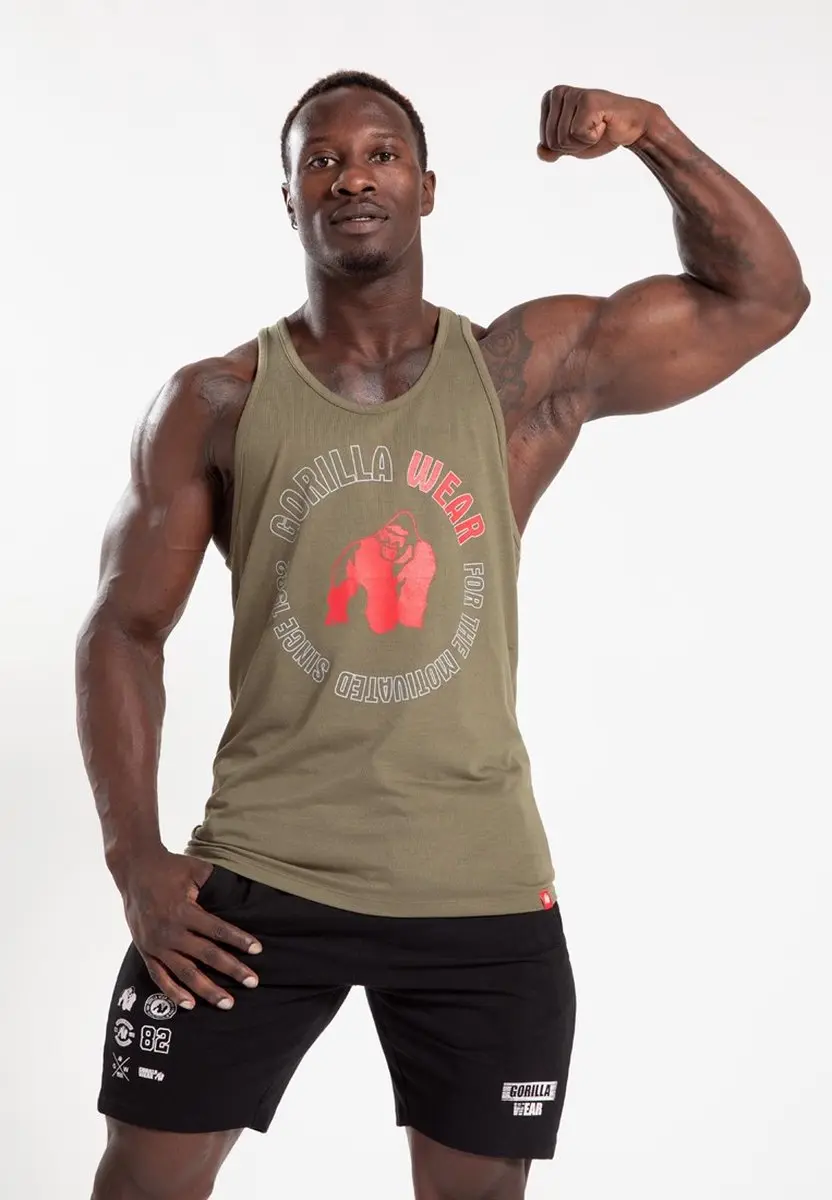 Gorilla Wear Lafayette Tanktop - Legergroen L - afbeelding 6 van 6