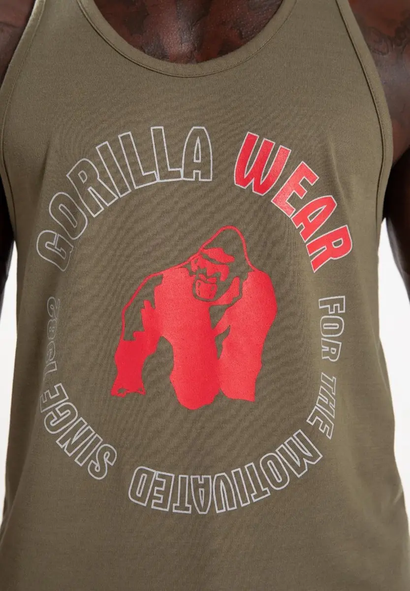 Gorilla Wear Lafayette Tanktop - Legergroen L