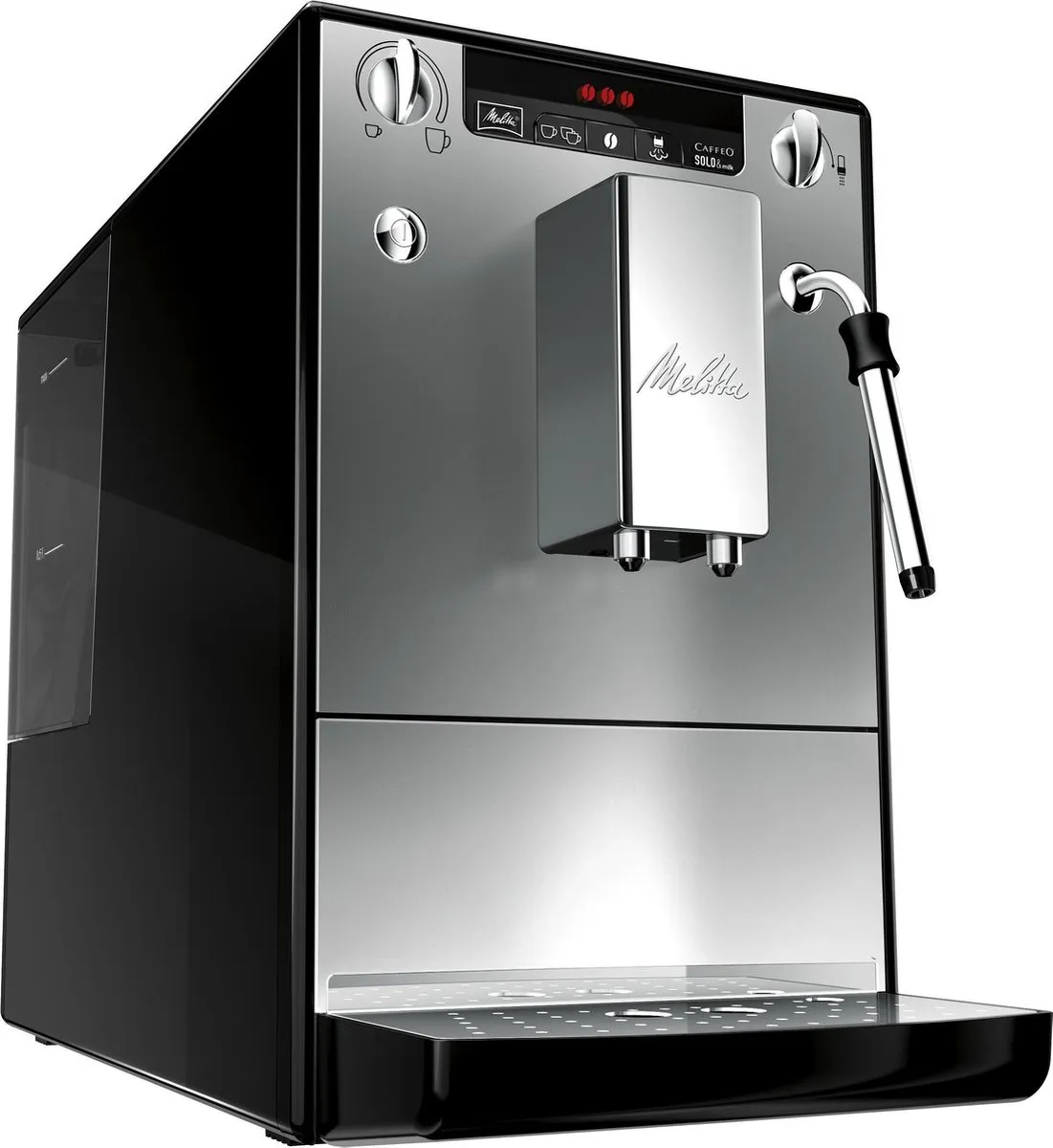 Melitta Caffeo Solo & Milk E953-102 Volautomaat Espressomachine - Zwart/Zilver