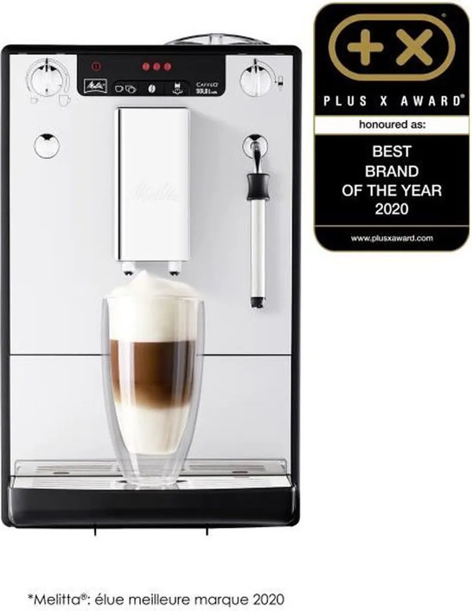 Melitta Caffeo Solo & Milk E953-102 Volautomaat Espressomachine - Zwart/Zilver