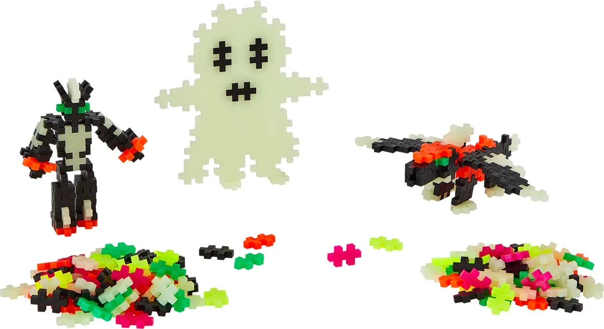 Plus-Plus Learn to Build 500 Glow-in-the-Dark Bouwset