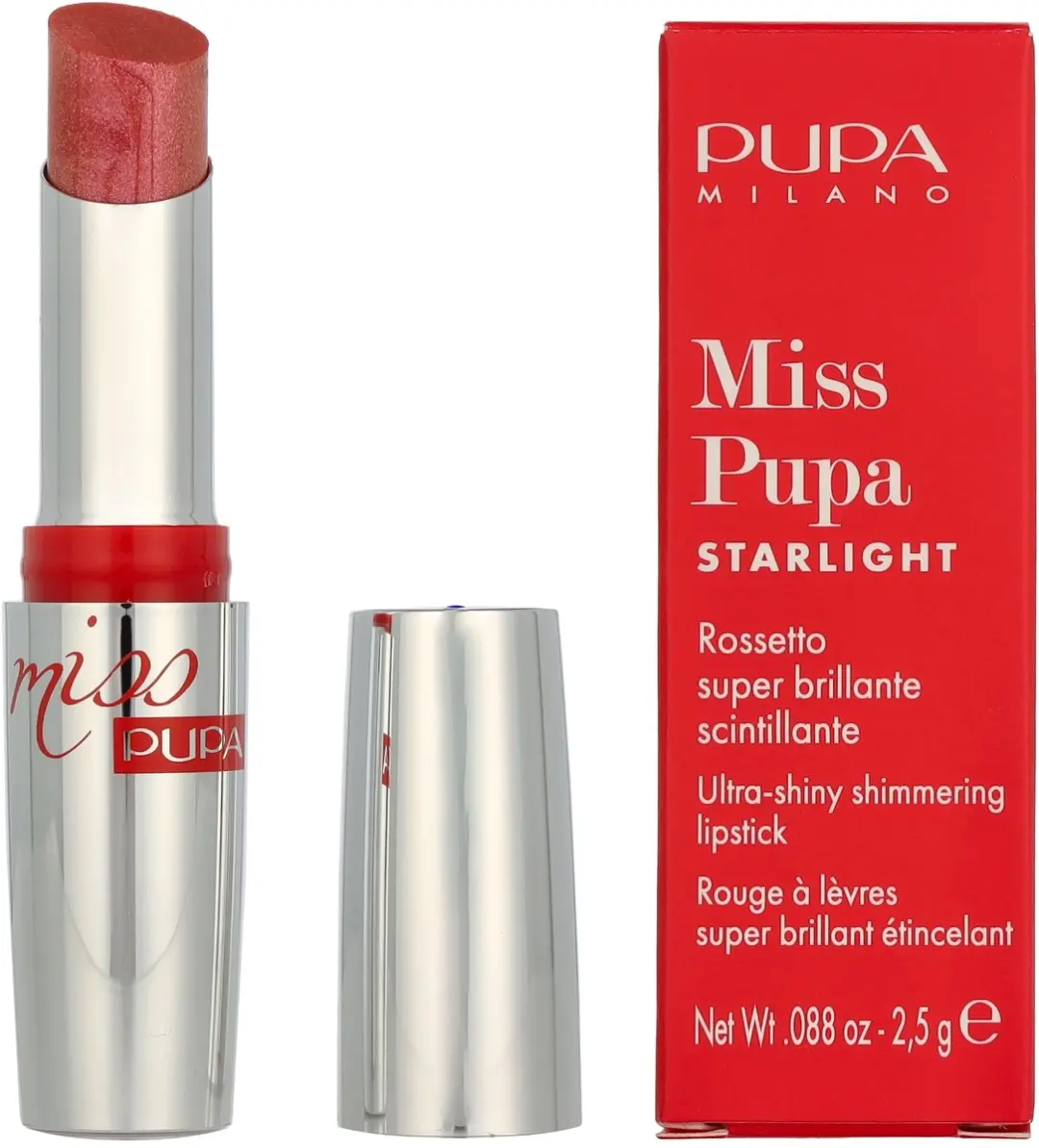 Pupa Miss Pupa Starlight Lipstick 701 Sweet Kate - Roze