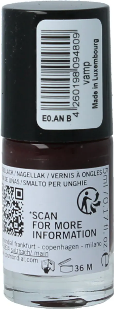 Benecos Vegan Nagellak Vamp - 5ml