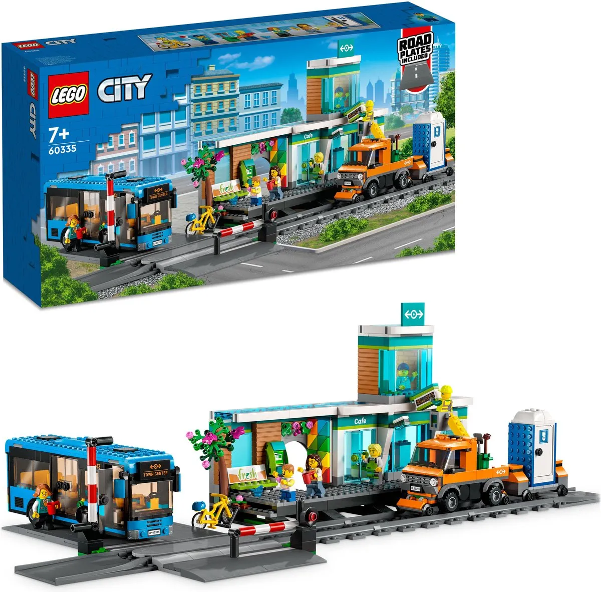 LEGO City 60335 Treinstation - 883 Stukken