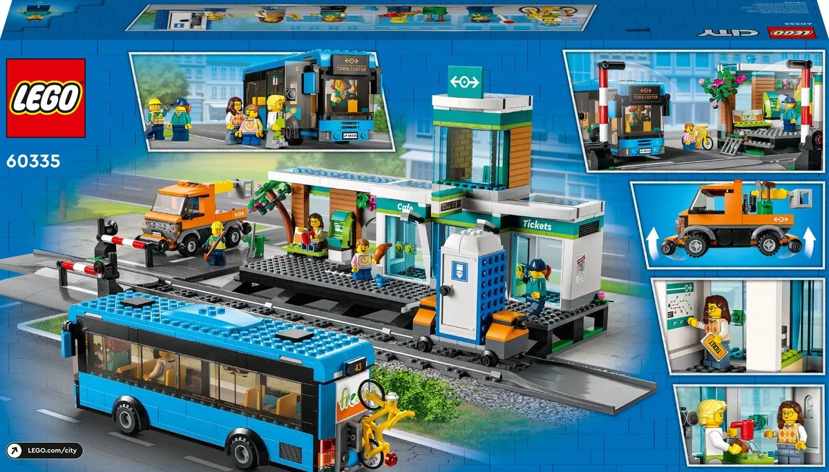LEGO City 60335 Treinstation - 883 Stukken - afbeelding 6 van 6