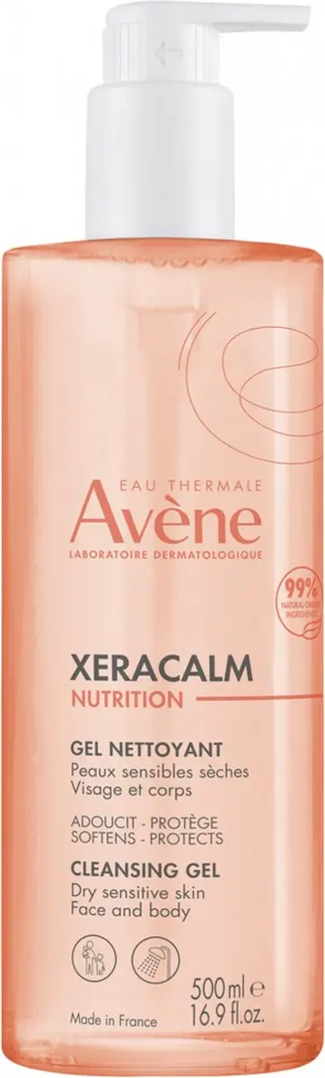 Avène Xeracalm Nutrition Reinigingsgel 500ml