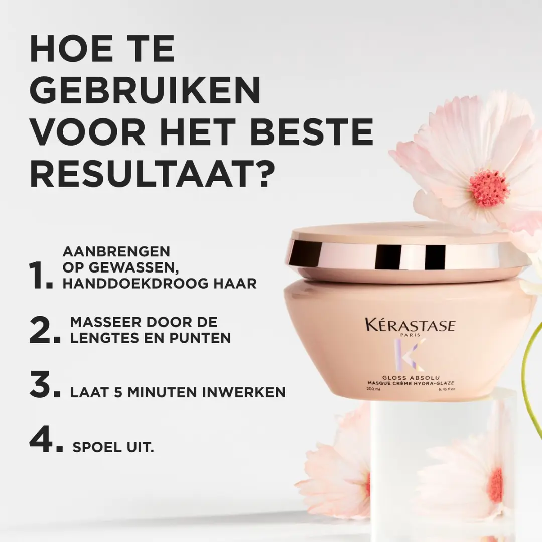 Kérastase Gloss Absolu Masque Riche Hydraterend Haarmasker 75ml