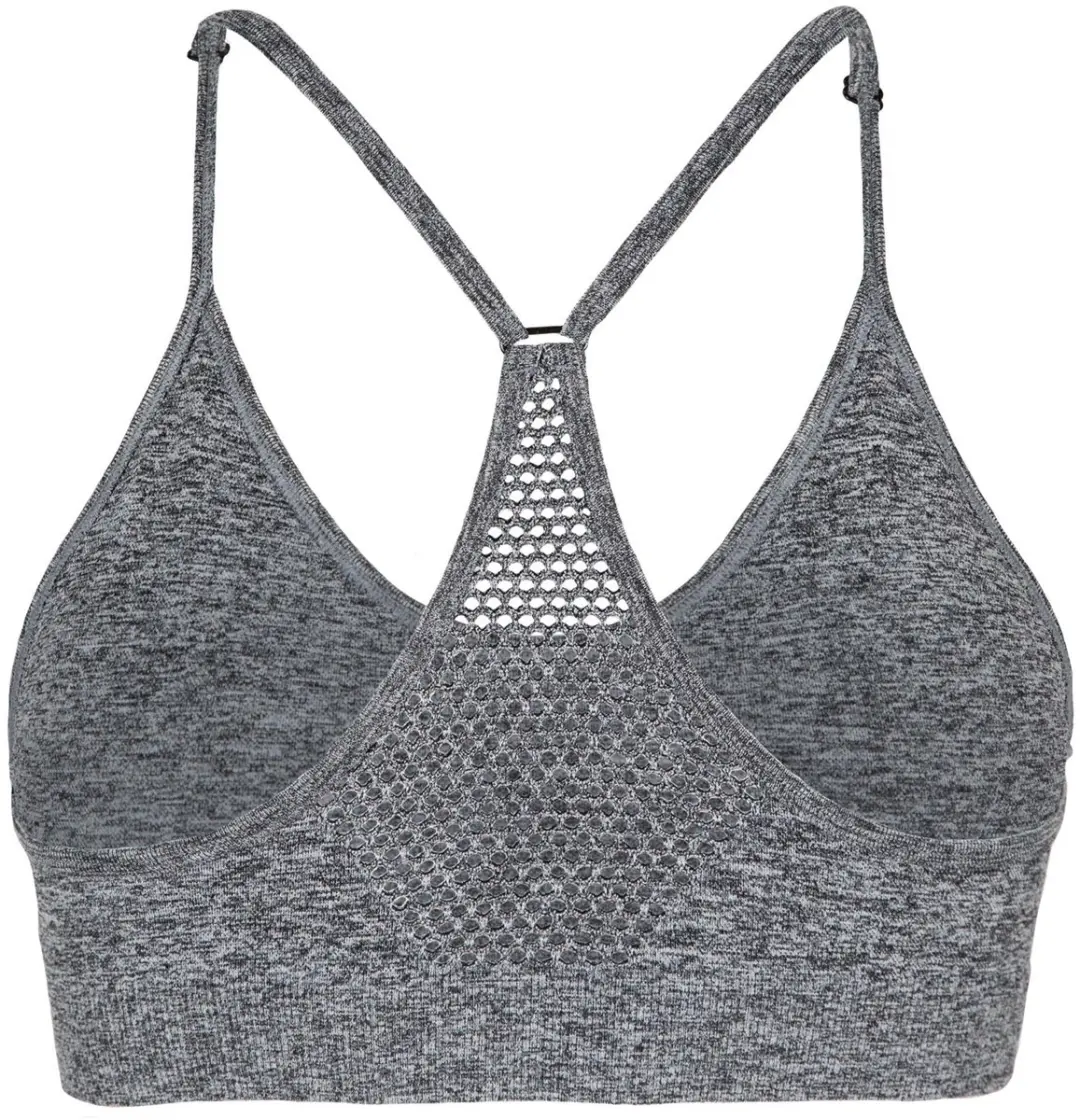 Gorilla Wear Quincy Seamless Sportbeha - Grijs XS/S