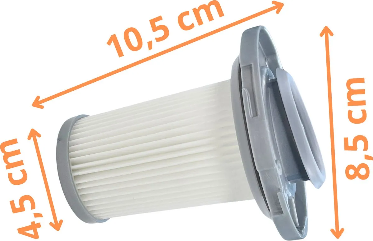 Rowenta ZR009005 Vervangingsfilter - 4 Stuks - Grijs/Wit