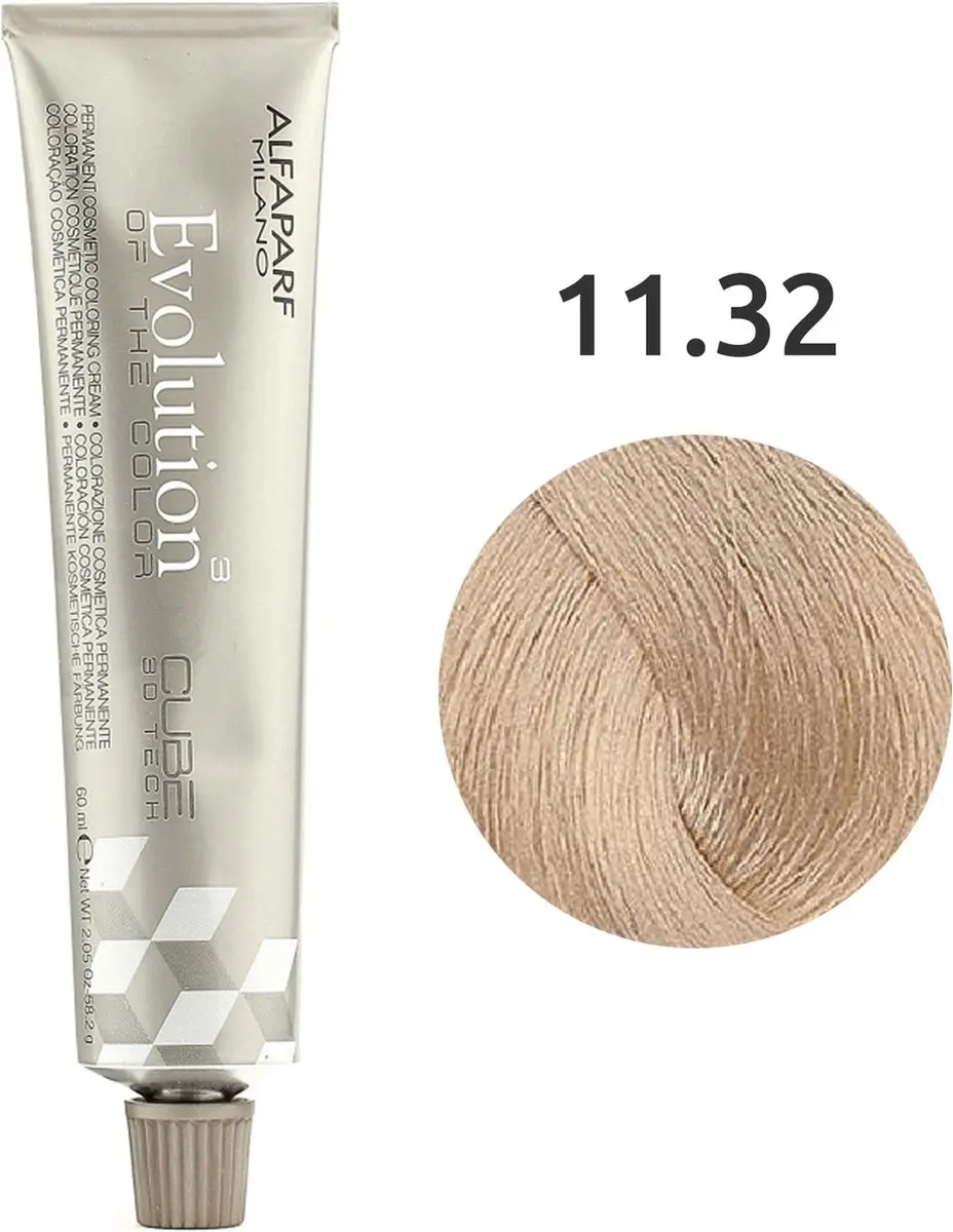 Alfaparf Milano Evolution of the Color 11.32 Permanent Haarkleur 60ml - Zwart