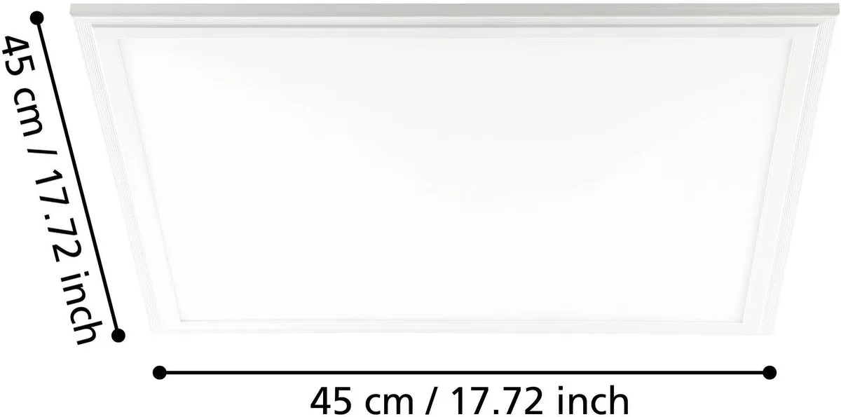 Eglo Salobrena 1 LED Plafondlamp Ø33cm - Wit