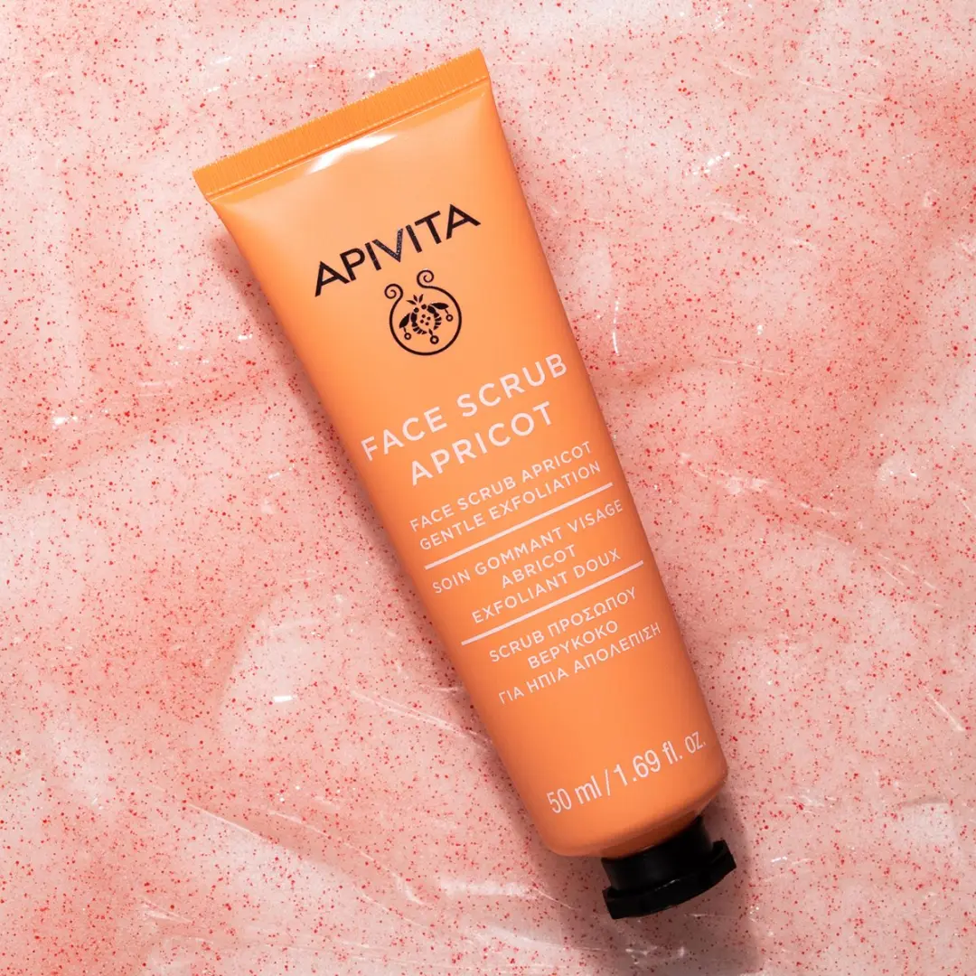 Apivita Peeling Face Scrub Abrikoos 50ml