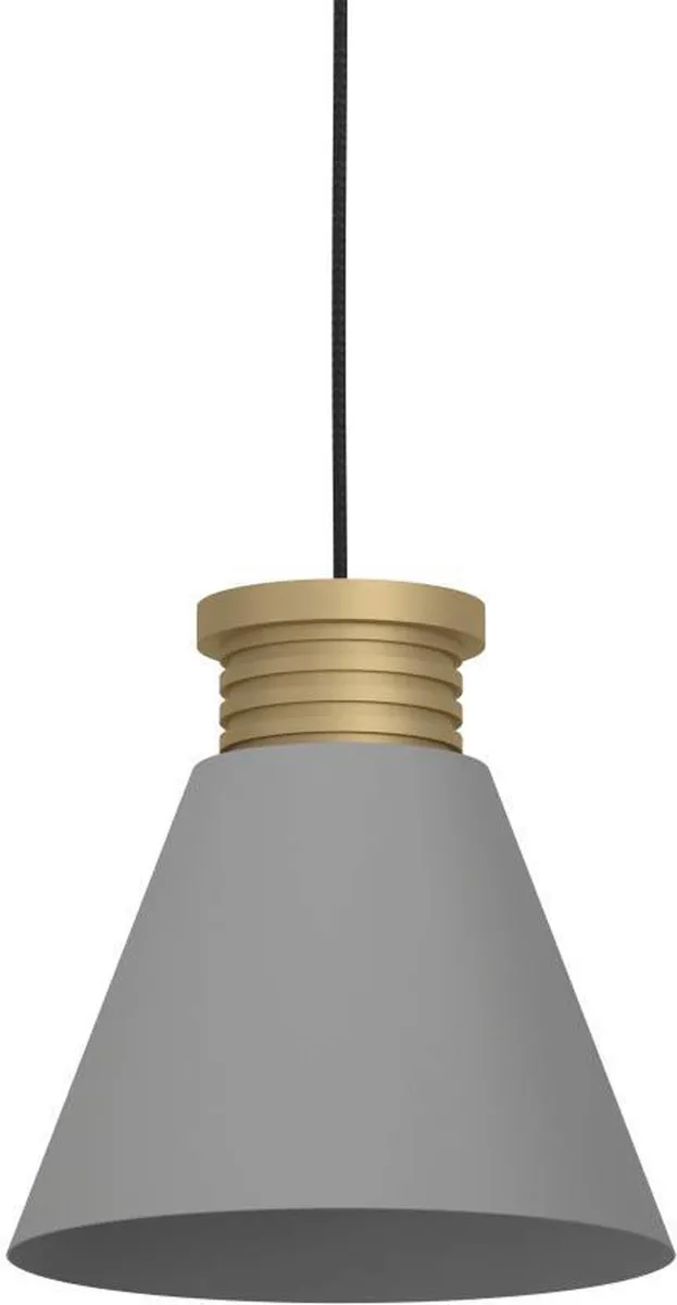 Eglo Twicken Hanglamp E27 - 92 cm - Grijs/Goud
