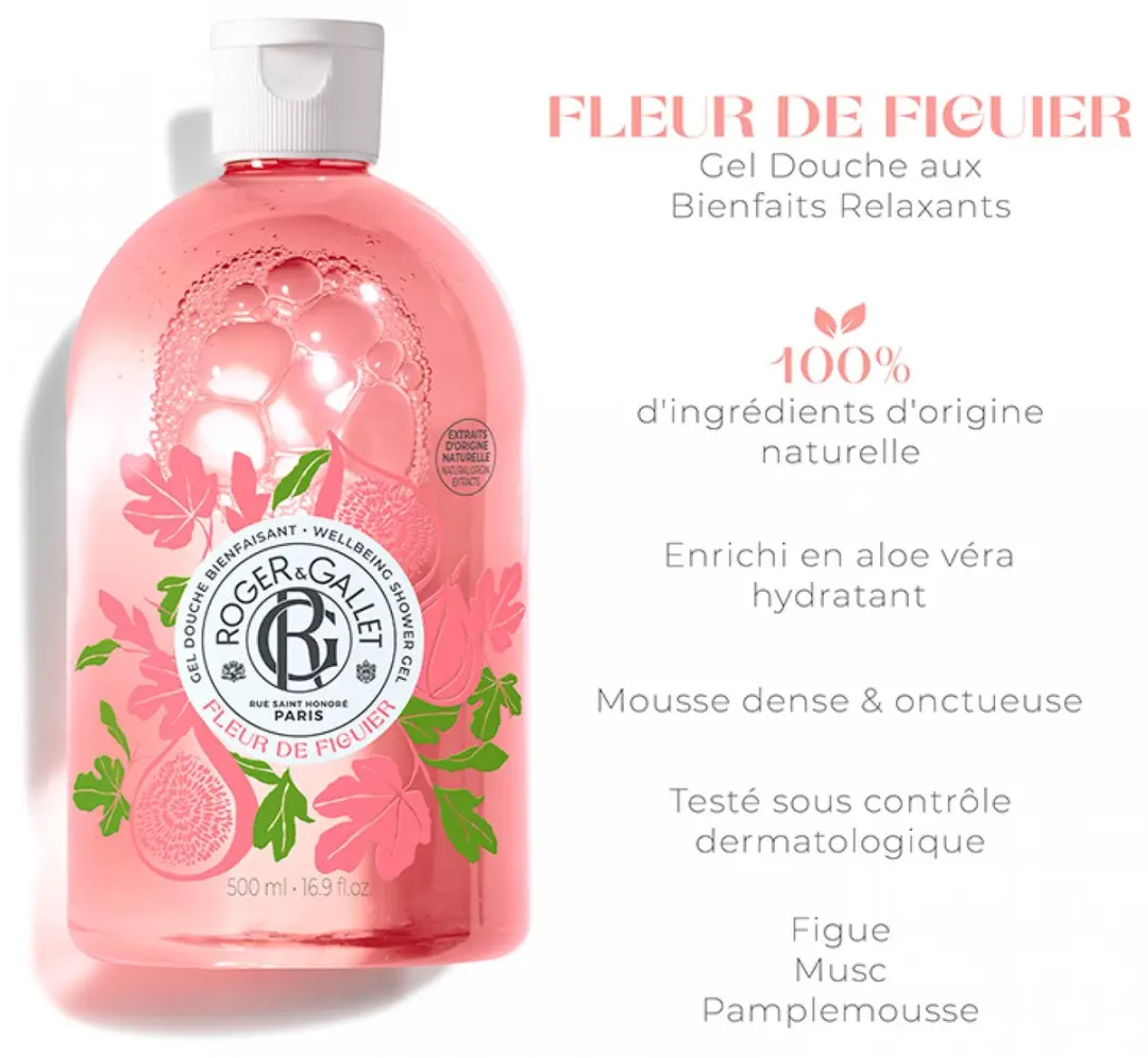 Roger & Gallet Fleur de Figuier Gel Douche 500ml