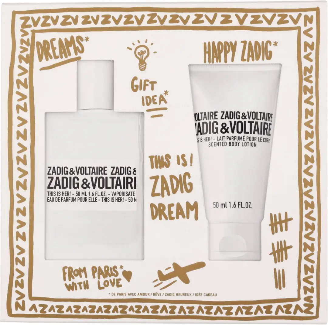 Zadig & Voltaire This is Her! Set - Eau de Parfum & Bodylotion 50ml
