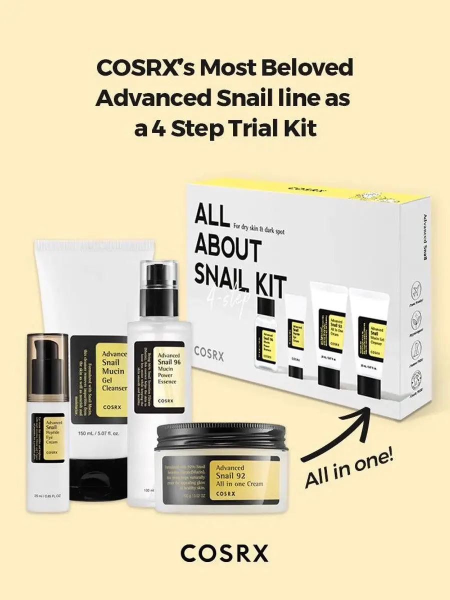 CosRx All About Snail Kit - 4 Stuks - afbeelding 6 van 6