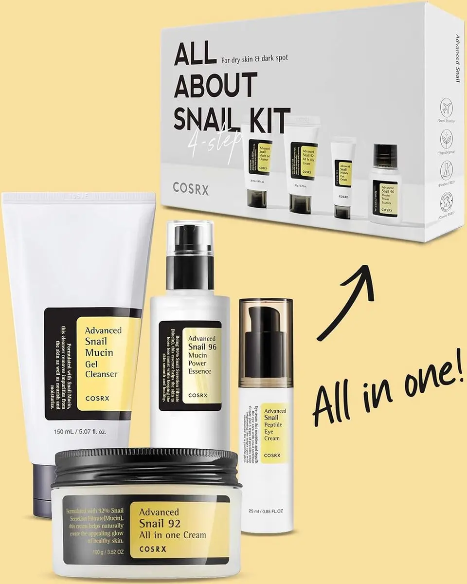 CosRx All About Snail Kit - 4 Stuks