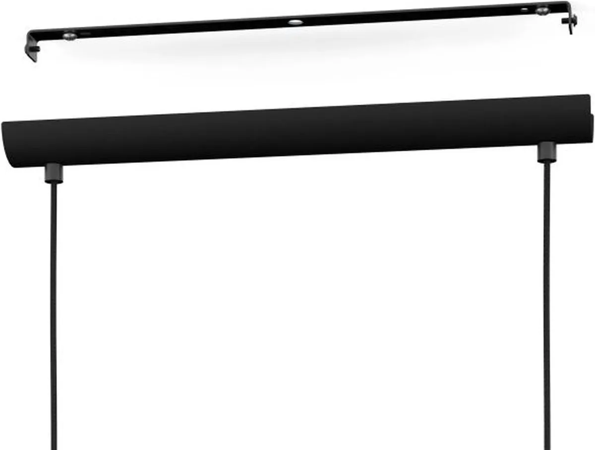 Eglo Lurone Hanglamp E27 - 4 Lichtpunten - Zwart/Goud