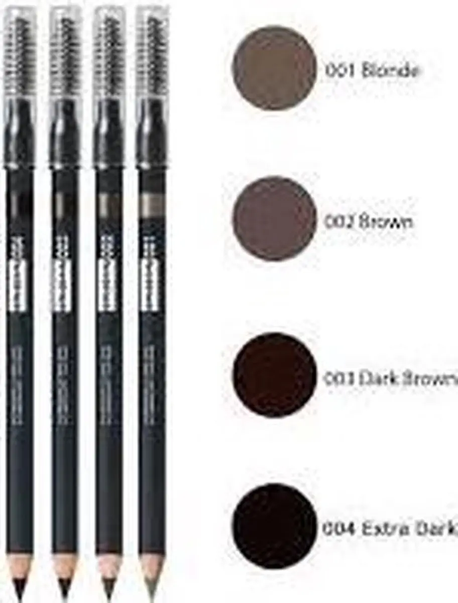 Pupa Milano True Eyebrow Pencil 004 Extra Dark - 1ml
