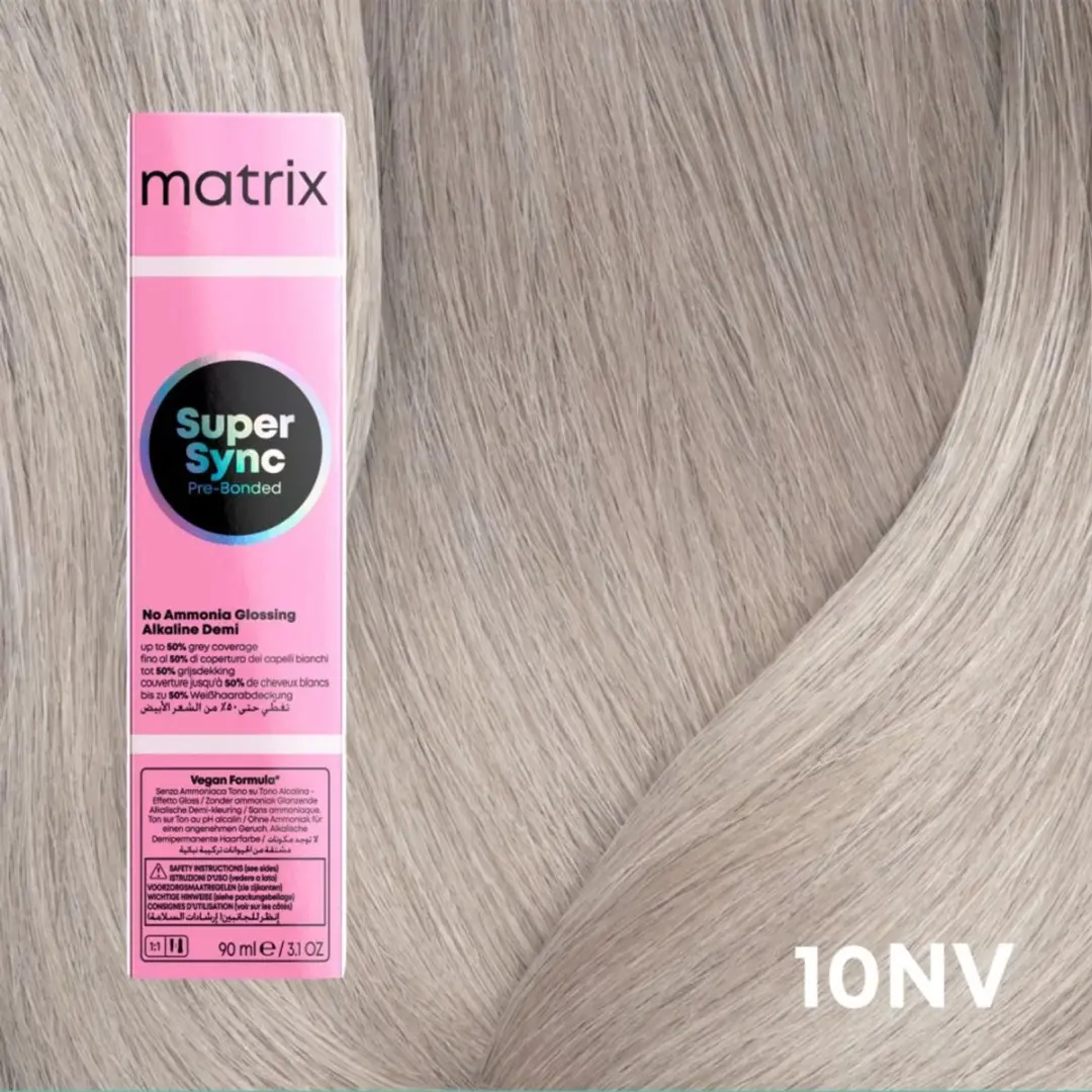 Matrix SuperSync Pre-Bonded 10NV/10.02 Extra Licht Blond Natuur Violet 90ml