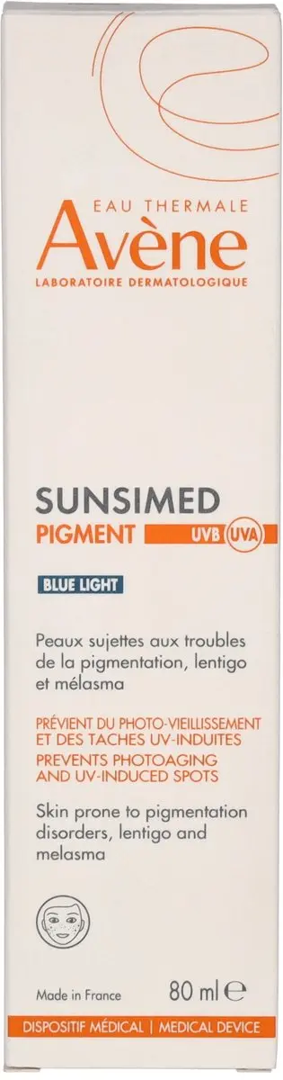 Avène Sunsimed Pigment SPF 50+ Gezichtcrème 80ml