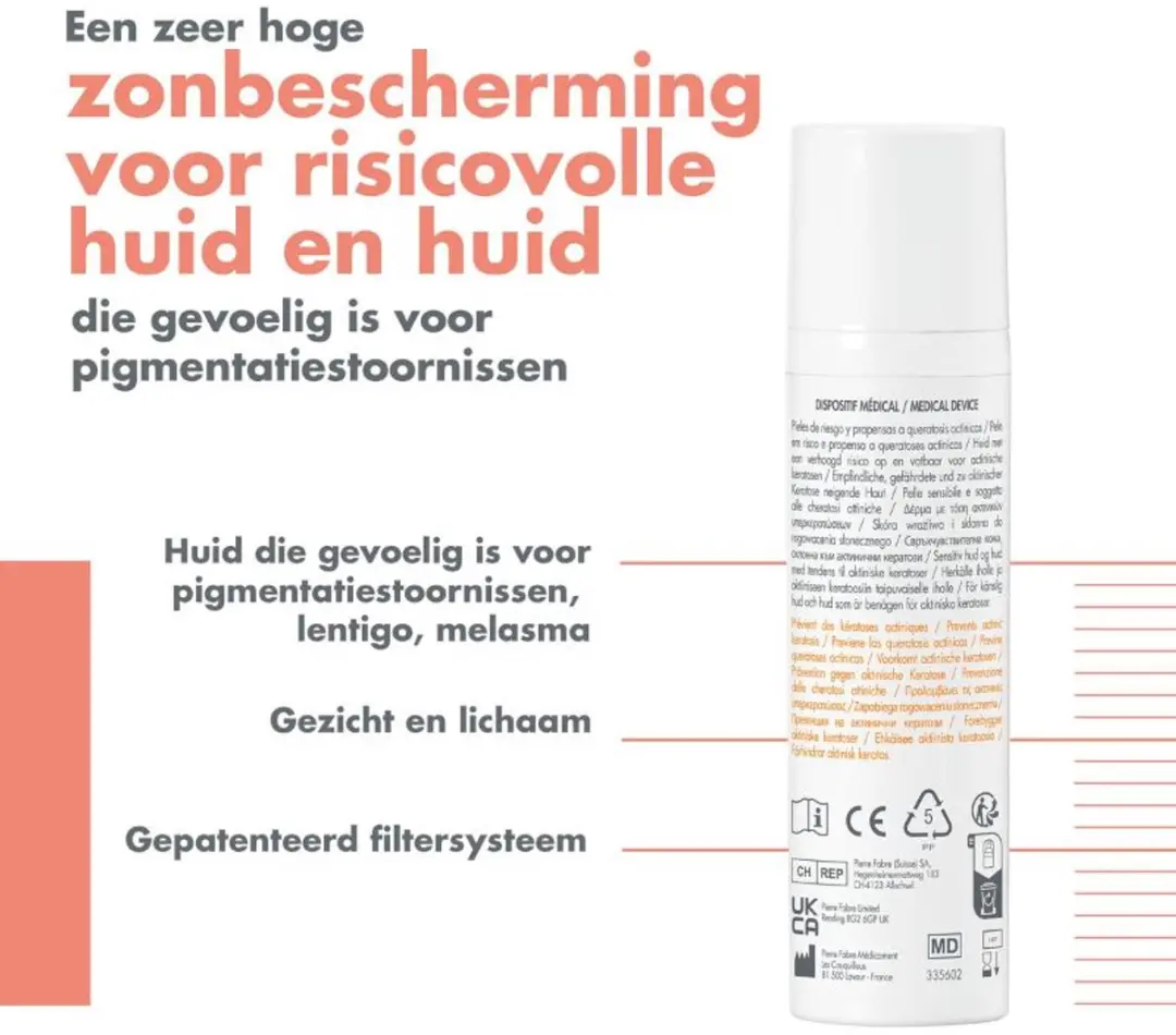 Avène Sunsimed Pigment SPF 50+ Gezichtcrème 80ml