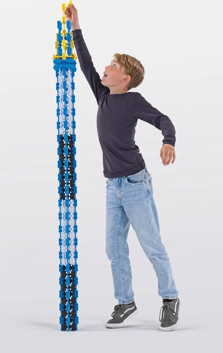 Goliath Reaxion Xplode Domino Bouwset 233 Stuks - Blauw/Geel/Zwart