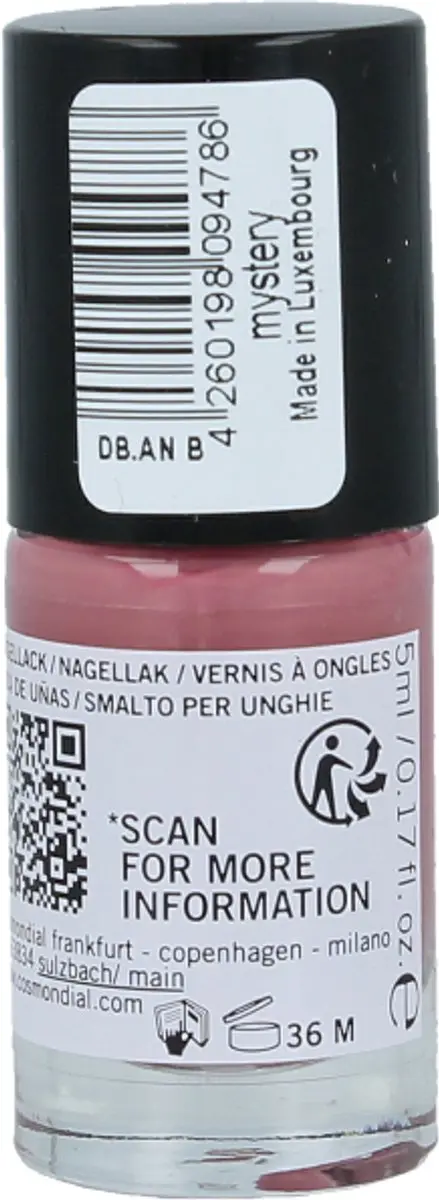 Benecos Vegan Nagellak Roze 5ml