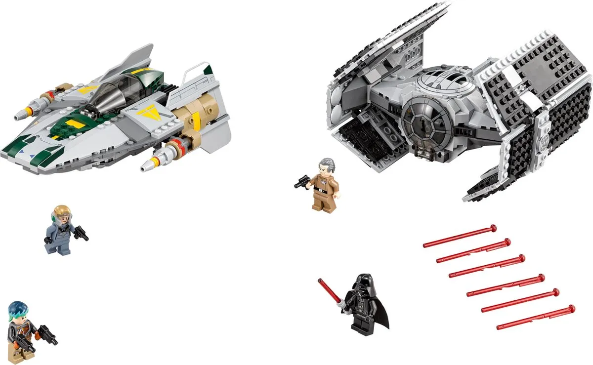 LEGO Star Wars Darth Vader TIE Advanced vs A-Wing 75150 - 702 Stukken